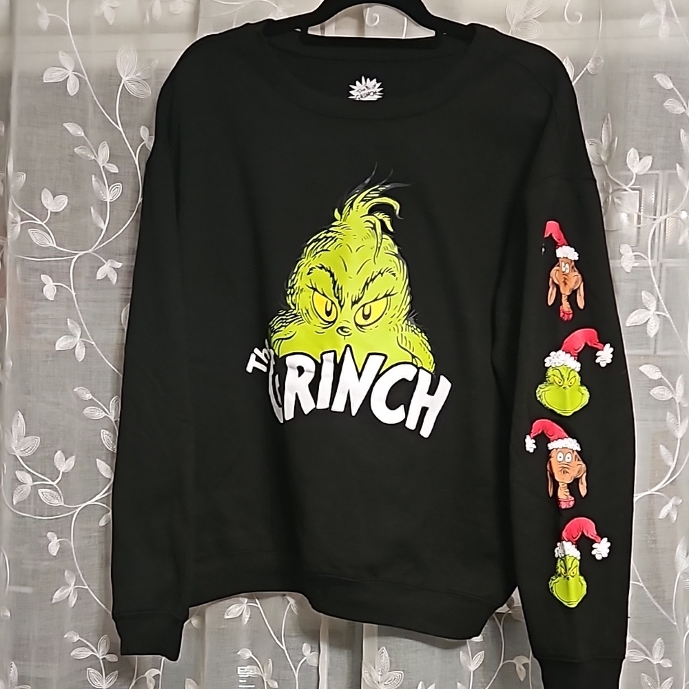 The Grinch Black Sweater